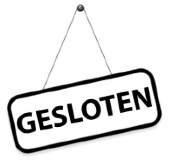 Praktijk gesloten tot 6 april